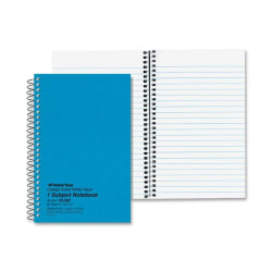 Rediform® Kolor-Kraft Notebook, 5" x 7-3/4", 1 Subject, 80 Sheets, Blue