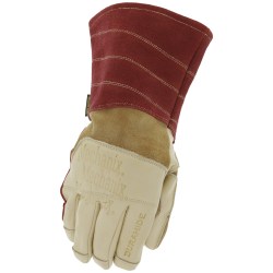 Mechanix Wear Flux Durahide Leather Welding Gloves, Medium, Red/Tan