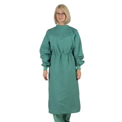 Medline Unisex Tunnel Belt Surgeon's Gown, X-Large, Jade Green