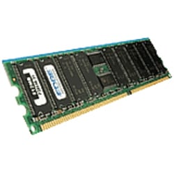EDGE Tech 1GB DDR2 SDRAM Memory Module - 1GB (1 x 1GB) - 400MHz DDR2-400/PC2-3200 - ECC - DDR2 SDRAM - 240-pin
