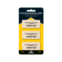 Prismacolor® Magic Rub® Vinyl Erasers, Beige, Pack Of 3