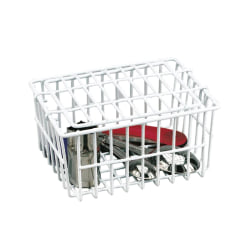 Better Houseware Dishwasher Basket, 3-1/4"H x 6-7/16"W x 5"D, White