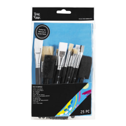 Brea Reese 25-Piece Value Paintbrush Set, Black