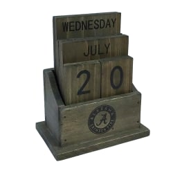 Imperial NCAA Wood Block Calendar, University of Alabama