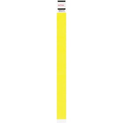 Advantus Tyvek Wristbands, Neon Yellow, Pack Of 500 Wristbands