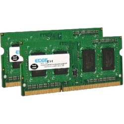 EDGE PE22645902 8GB DDR3 SDRAM Memory Module - For Notebook - 8 GB (2 x 4GB) - DDR3-1066/PC3-8500 DDR3 SDRAM - 1066 MHz - Non-ECC - Unbuffered - 204-pin - SoDIMM - Lifetime Warranty