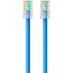 Belkin Cat5e Patch Cable - RJ-45 Male Network - RJ-45 Male Network - 1ft - Blue