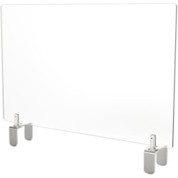 Ghent Partition Extender, 18"H x 42"W, Frosted