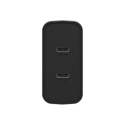OtterBox USB-C Fast Charge Dual Port Wall Charger, 50W Combined - 50 W - 120 V AC, 230 V AC Input - 5 V DC, 9 V DC, 15 V DC, 20 V DC Output