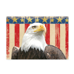 Great Papers! Thank You Note Cards, 4-7/8" x 3-3/8", Patriotic/Gold Foil, Pack Of 20 Note Cards
