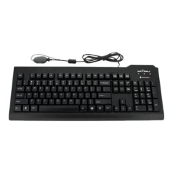 Seal Shield Silver Seal Glow Waterproof - Keyboard - washable - backlit - USB - QWERTY - US - black