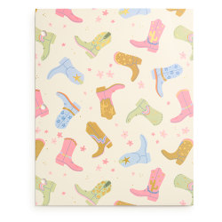 Eccolo BTS 2-Pocket Folder, 8-1/2" x 11", Boots