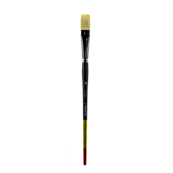 Princeton Snap Paint Brush, Size 12, Flat, Bristle, Multicolor