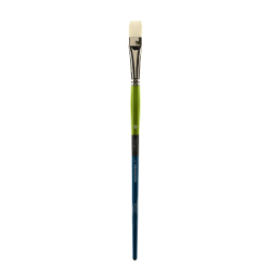 Princeton Snap Paint Brush, Series 9800, Size 10, Bright, White Taklon, Synthetic, Multicolor