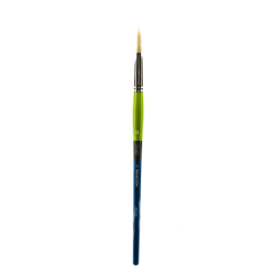 Princeton Snap Paint Brush, Series 9800, Size 10, Flat, White Taklon, Synthetic, Multicolor