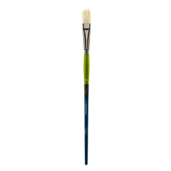 Princeton Snap Paint Brush, Series 9800, Size 10, Filbert, White Taklon, Synthetic, Multicolor