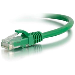 C2G 10ft Cat6 Ethernet Cable - Snagless Unshielded (UTP) - Green - Category 6 for Network Device - RJ-45 Male - RJ-45 Male - 10ft - Green