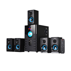 BeFree Sound 5.1 Channel Bluetooth® Surround Sound Speaker System, Blue/Black