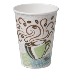 Dixie® PerfecTouch® Paper Hot Cups, 12 Oz, Coffee Dreams, Pack Of 50 Cups