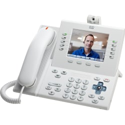 Cisco Unified 9951 IP Phone - Desktop - White - 1 x Total Line - VoIP - 5" LCD - 2 x Network (RJ-45) - PoE Ports