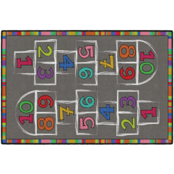 Flagship Carpets Hopscotch Area Rug, 4'H x 6'W