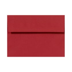 LUX Invitation Envelopes, A2, Peel & Press Closure, Ruby Red, Pack Of 50
