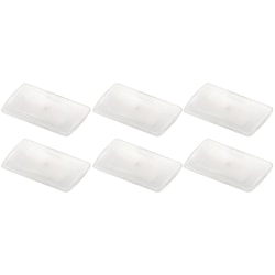 Teacher Created Resources Multi-Purpose Bin Lid, Clear, Pack Of 6