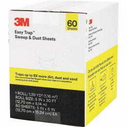 3M Easy Trap Duster - 5" Width x 6" Depth - White - 60/Box - 8 / Carton