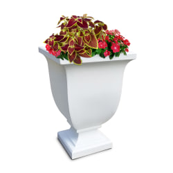 Mayne Augusta Planter, 26"H, White