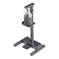 Built Sanitizer Floor Stand, 37" x 20" x 16-1/2", Stainless Steel