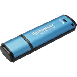 IronKey Vault Privacy 50 Series 128GB USB 3.2 (Gen 1) Type A Flash Drive - 128 GB - USB 3.2 (Gen 1) Type A - IKVP50128GB