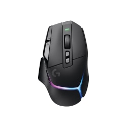 Logitech G502 X PLUS LIGHTSPEED Wireless RGB Gaming Mouse - Optical mouse with LIGHTFORCE hybrid switches, LIGHTSYNC RGB, HERO 25K gaming sensor, compatible with PC - macOS/Windows - Black - Mouse - optical - wireless - 2.4 GHz
