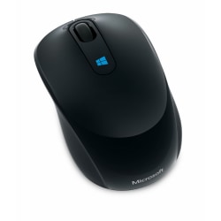 Microsoft® Sculpt Wireless Mobile Mouse, Black