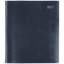2025-2026 Office Depot 13-Month Monthly Planner, 9" x 11", Navy, January To January, OD710717