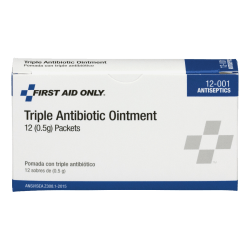 First Aid Only™ BZK Antiseptic Towelettes, 2" x 2", White, Box Of 10
