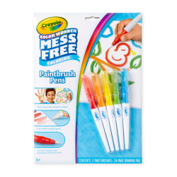 Crayola® Color Wonder Paintbrush Pen Set, Assorted Colors, Set Of 29 Pieces