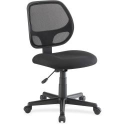 Lorell® Multi-Task Mesh/Fabric Chair, Black