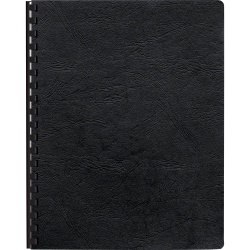 Fellowes® ExecutivePresentation Covers, 11.3" x 8.8" x 0.1", Black, Pack Of 50