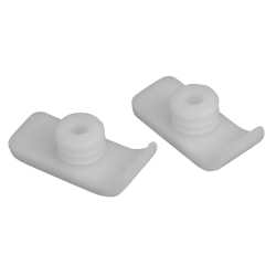 DMI® Walker Ski Glides, White, Pack Of 2