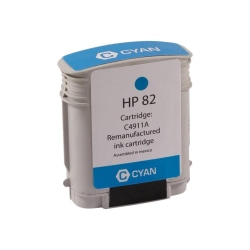 Clover Imaging Group™ Remanufactured Cyan High-Yield Ink Cartridge Replacement For HP 82, C4911A