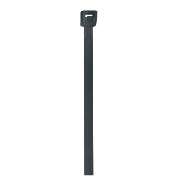 Partners Brand Color Cable Ties, 4", Gray, Case Of 1,000