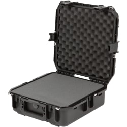 SKB Cases iSeries Injection-Molded Mil-Standard Waterproof Case With Foam, 15"H x 15"W x 6-1/2"D, Black