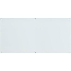 Lorell® Premium Glass Unframed Dry-Erase Whiteboard, 48" x 96", White