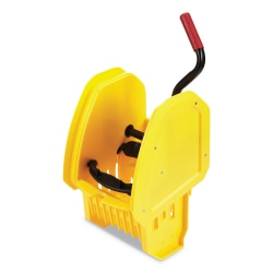 Rubbermaid® Commercial WaveBrake 2.0 Wringer, Down-Press, Plastic, Yellow