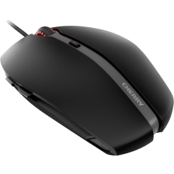 CHERRY GENTIX 4K Corded Mouse - Optical - Cable - Black - USB - 3600 dpi - Scroll Wheel - 6 Button(s) - Small/Large Hand/Palm Size - Symmetrical