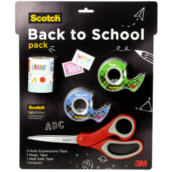 Scotch® Back-To-School Pack, Removable, Multicolor
