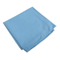 Hospeco MicroWorks Specialty Microfiber Towels, 15"H x 15"W, Blue, Pack Of 12 Towels
