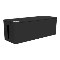 Bluelounge® 16" L x 6.25" W x 5.25" H CableBox Cable Organizer, Black, BLUCB-01-BL