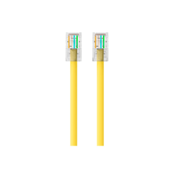 Belkin High Performance - Patch cable - RJ-45 (M) to RJ-45 (M) - 25 ft - UTP - CAT 6 - molded - yellow