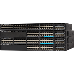 Cisco Catalyst 3650-12X48UQ-L Switch - 48 Ports - Manageable - 10 Gigabit Ethernet, Gigabit Ethernet - 10GBase-T, 10GBase-X, 10/100/1000Base-TX - 3 Layer Supported - Modular - Optical Fiber, Twisted Pair - 1U High - Rack-mountable, Standalone
